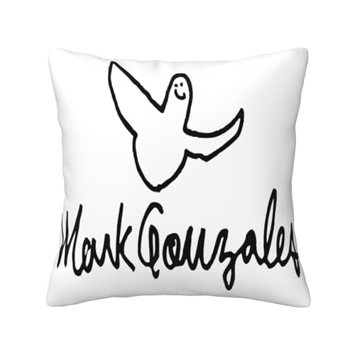 マークゴンザレス (6) ッションカバー 抱き枕カバー 装飾枕カバー 座布団カバー グッズ ギフト アニメグッズ 着脱簡単 洗える ソファ背当て 両面プリント かわいい おしゃれ 車やソファー 40x40cm