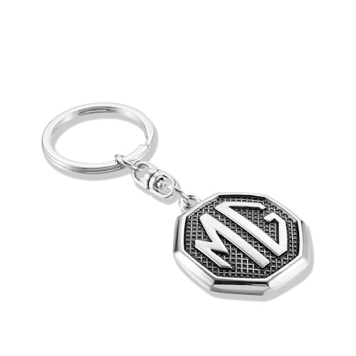 Image of Creative Car Logo Keychain for Car 3D Chrome Metal Alloy Key Chain Gifts for Women and Men Keyring Universal Size