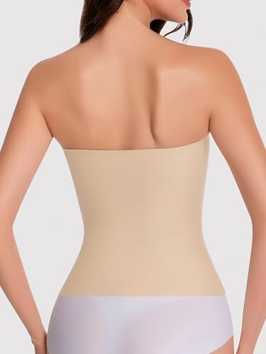 Artdear Tube Tops for Women, Sexy Y2K Crop Top Double Lined Strapless Tank Summer Going Out Tops Air Touch Fabric4