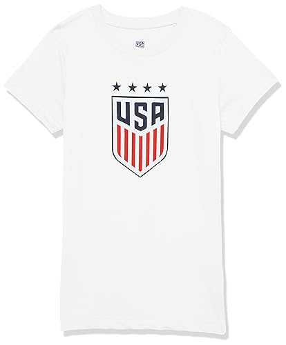 Camiseta de la selección USA Outerstuff blanca talla S para niñas