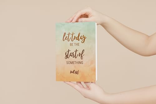 Image of AccuPrints Premium Soft Bound Notebook Diary for Girls and Women (A5,192 Ruled Pages with planner, 80 GSM) (Let today Perfect)