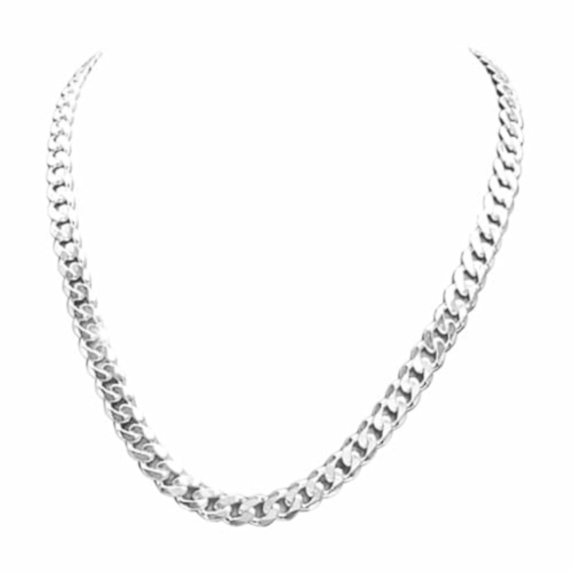 Men's Valmyra Stainless Steel Curb Chain Necklace, Classic Style