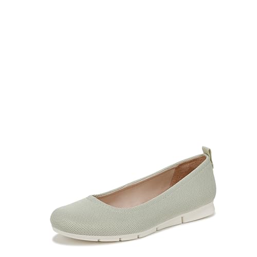 Dr. Scholl's Womens Timeless Ballet Flat Aloe Green 6 M