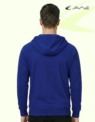 Image of AWG ALL WEATHER GEAR Hoodies for Men | Men's Solid Hooded Sweatshirt | Winter Wear | Pullover | Jackets for Men Stylish | Zipper Hooded Sweatshirt