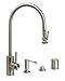 Waterstone 5700-4-DAMB Contemporary PLP Extended Reach Pull Down Faucet 4pc. Suite Distressed American Bronze
