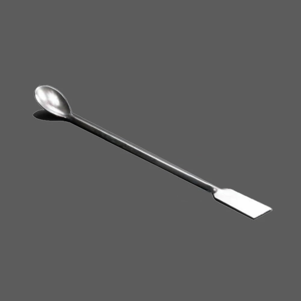 10 Stück Wiegelöffel aus Edelstahl for Laborzwecke – ein-/doppelköpfig, 16/18/20/22/25/30 cm(Single-head 16cm)