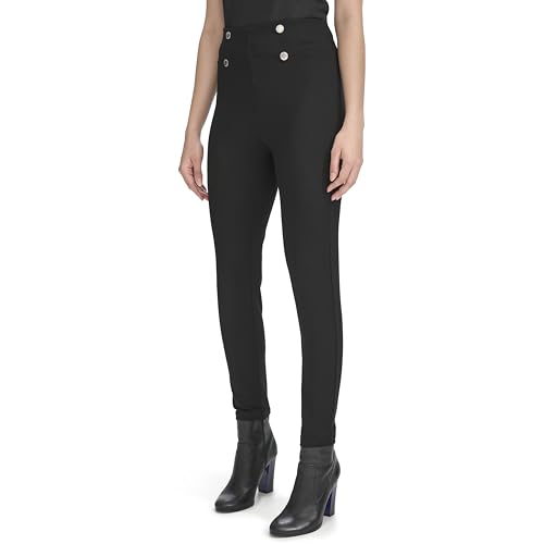 Calvin Klein Women's Button Detail Pull on Pants3
