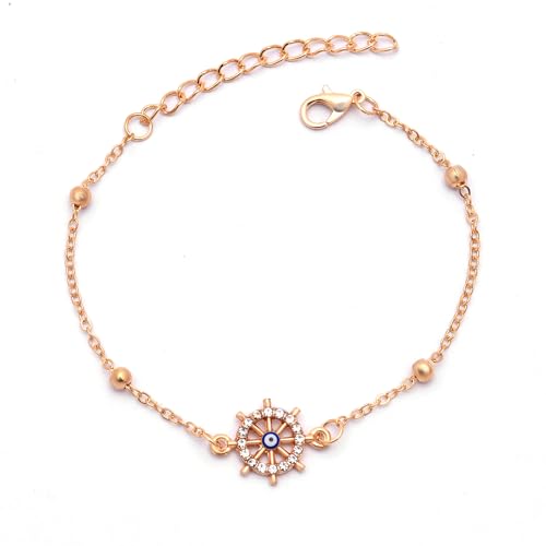 See full amazon price history chart for Tvayaa Art Gold Charm With Evil Eye Bracelet Elegant Classic Boat Wheel Bracelet Quality Silver Zircon Women Helm Gifts For Jewellery Tvayaa Art Gold Charm With Evil Eye Bracelet Elegant Classic Boat Wheel Bracelet Quality Silver Zircon Women Helm Gifts For Jewellery (B0CMCY7D2X) Amazon Price History, Amazon Price Tracker