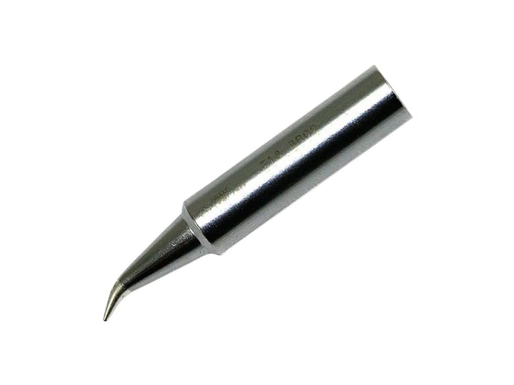 HakkoT18-BR02 Soldering Iron Tip Angled R0.2mm/30° x 10.5mm, Silver