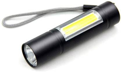 Care 4 USB Rechargeable Long Range Torch Light Rechargeable Flashlight, Searchlight for Emeregency and Outdoor Use (MZ-212)