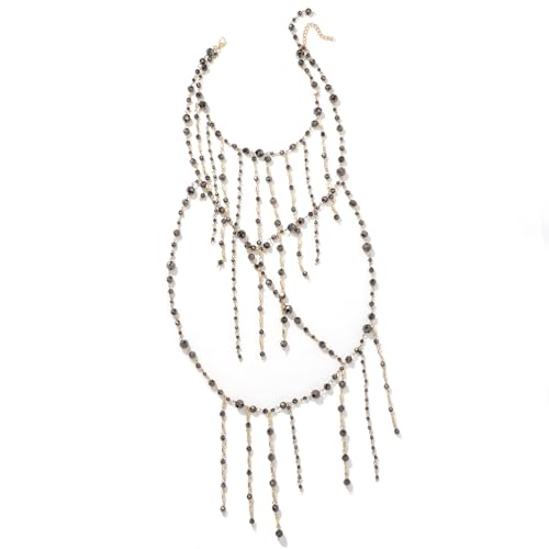 Collier de perles pour femmes avec fermoir réglable pour tenue décontractée - 3