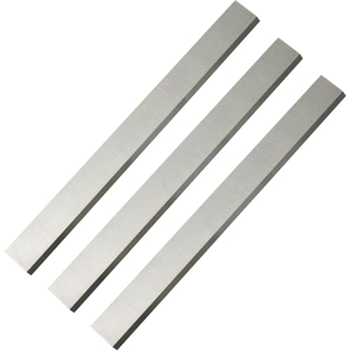 Image of 7 Inch Planer Blades 180x20x3mm HSS /TCT Jointer Knives for Woodworking Thickness Planer, Re-sharpenable, Set of 3 (HSS)