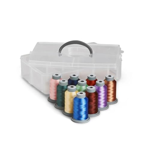 Hilo de poliéster GLIDE 10 colores 1000m para costura miniatura 1
