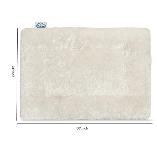 Image of NEXTGO Floor Seat Cushions Yoga Meditation Mat Pooja aasan Soft Extra Comfortable Feather Touch Last Long upto washable material Size 24 x 30 Inch 2 x 2.5 Fit Color White