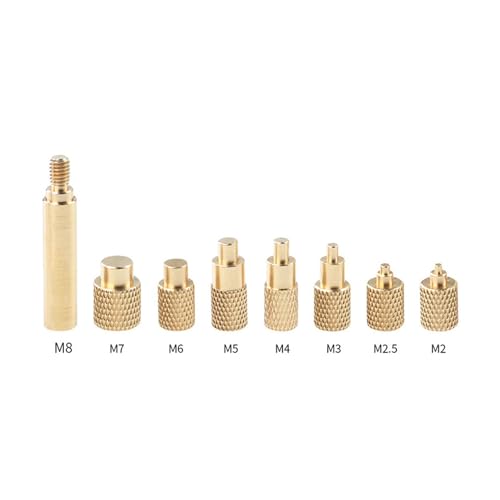 Image of TS100 Soldering Iron Tips, TS101heat Set Insert Tool, Soldering Iron Tips with M2 M2.5 M3 M4 M5 M6 M7 M8 Heat Set Insert Tips for 3D Printer Accessories