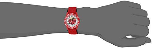 Image of Disney Kids' Plastic Time Teacher Analog Quartz Nylon Strap Watch
