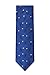 Men's 100% Microfiber Water Polo Blue Novelty Tie Necktie