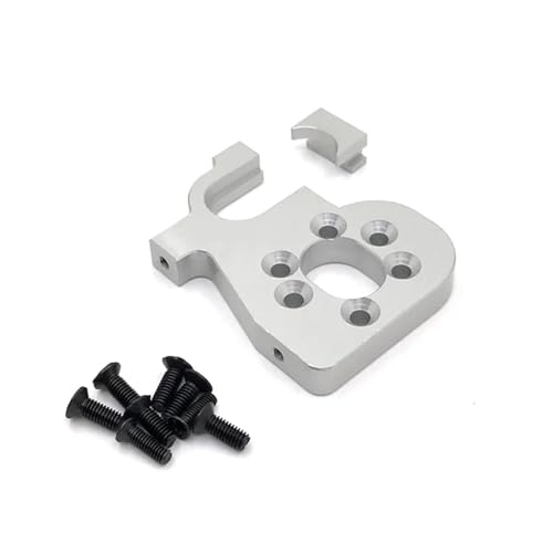Voiture RC Pièces Support Moteur Brushless Métal Argent pour WLtoys 124017