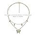 MASW Retro sweet butterfly necklace Fashion colorful butterfly necklace Personalized women's accessories Fashion animal accessories M3822