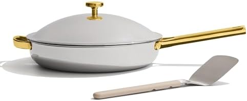 Our Place Titanium Always Pan Pro | 10.6" PFAS-Free Nonstick Fryi...