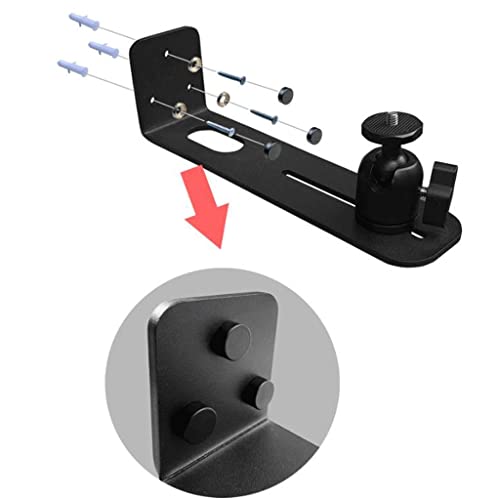 Plateau plafond pour projecteur avec support mural universel noir premium