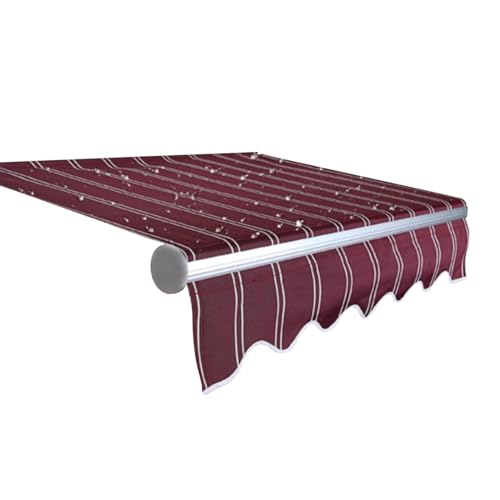 Store de terrasse rétractable 4x1.5m en polyester imperméable anti-UV - 2