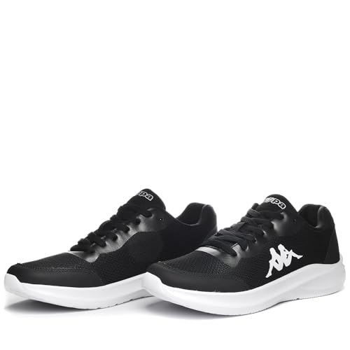 Kappa BOLDY, Calzado Deportivo Hombre, Black/White, 43 EU