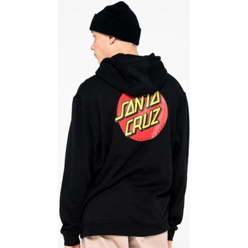 Sweat à capuche Santa Cruz ample noir confortable taille XXL - 2