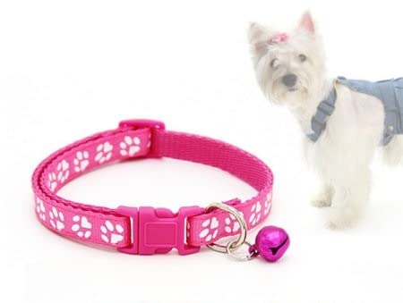 Pups&Pets Pets Cute Printed 10MM Soft Safe Collar | Adjustable Neck Belt with Sound Bell | Attractive Collar for Cats, Kittens and Puppies (Pack of 1) (B0C7W8R998) Amazon Price History, Amazon Price Tracker