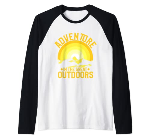 Camping Climbing Biking Nature Outdoor Mountain Hiking Manche Raglan