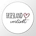 Produktbild Huuraa Magnet Friesland verliebt Kühlschrankmagnet 59mm mit Namen deiner lieblings Region Geschenk Idee für Freunde und Familie