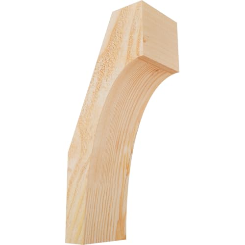 Ekena Millwork BRC04X06X14WTL00RDF 4"W x 6"D x 14"H Westlake Rough Sawn Knee Brace, Douglas Fir