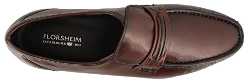 Florsheim Men's Como Slip-On,Black Cherry,9 3E US3