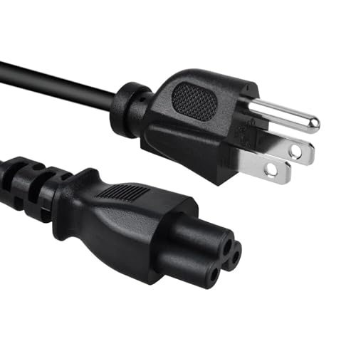 Cable de alimentacion de 3 clavijas 5-15P a IEC C13 de 1.5 metros para ordenador y monitor