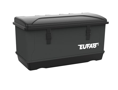 EUFAB 11651 Transportbox für Fahrradträger 350 l Schwarz