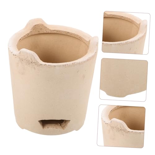 PRETYZOOM Holzkohleofen Camping Kohlekocher Grillofen Holzkohlegrillherd Holzkohleherd Zum Kochen Fondues Campingkocher Outdoor-grillwerkzeug Grillzubehör Kohle Herd Tandoor Tragbar Ton – Bild 9