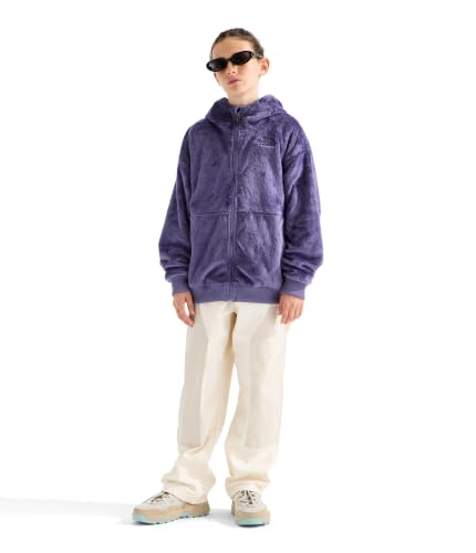 Image of THE NORTH FACE Girls' Osito Full Zip Hoodie | Fleece Hooded Jacket With Hand Pockets & Durable Ribbed Collar