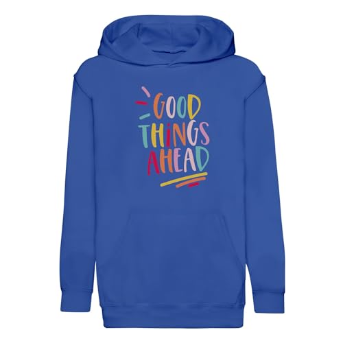 Sweat à capuche enfant Good Things Ahead vêtement motivation et bien être