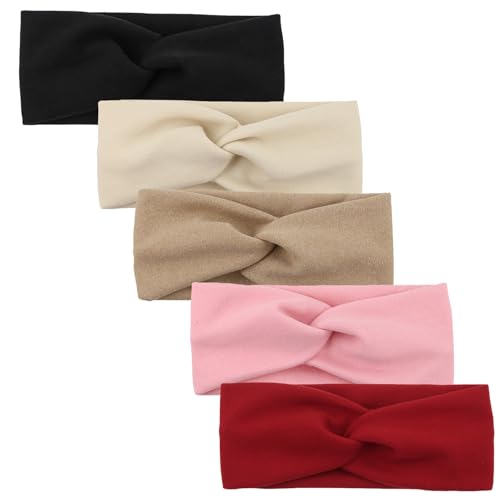 KIDOCHEESE Baby Girls Headbands Super Soft Elastic Hairbands Stretchy Nylon Headbands Hair Accessories for Baby Girls Newborn Infant Toddlers Kids