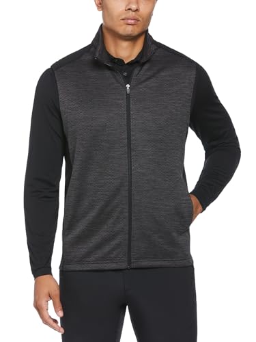 PGA TOUR Golf 2 Tone Full Zip Vest