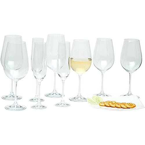Set de 18 copas de vidrio transparente miniatura 2