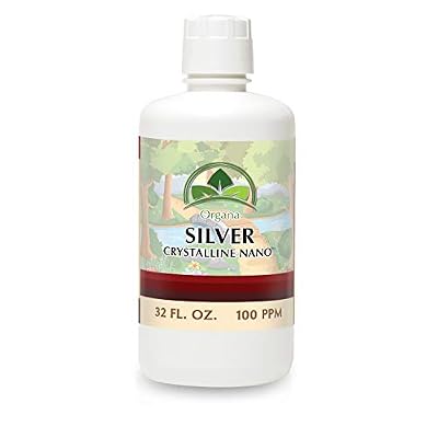 Organa Crystalline Nano Colloidal Silver - 100 PPM - 32 oz Bottle