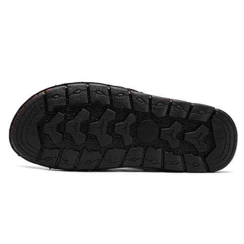 Men's Summer Handmade Leather Sandal Sport Sandals Closed Toe Outdoor Beach Shoes4