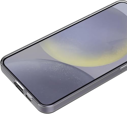 Image of NISHTECH for Samsung Galaxy S24 Plus 5G (2024) Premium Transparent Hybrid Soft Slim Dust Proof Back Case Cover with Camera Protection