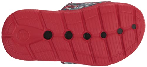 Under Armour Boys Ignite Pro Graphic Slide Sandal, (101) Gray Mist/Red/Downpour Gray, 2 Little Kid Us #TOP3