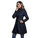 PUREPEAR Women Trench Coat Lightweight Waterproof Windbreaker Long Sleeve Pockets Fashion Rain Jackets with Hood Travel