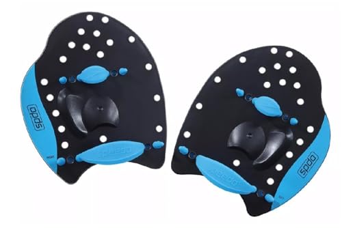 Kit Natação Speedo Nadadeira Power Fin Pé de Pato + Palmar Power Paddles Treinamento e Fortaleciment