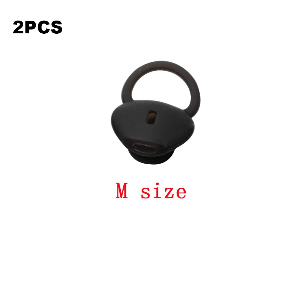 Silicone Earpiece Ear Hook Buds Earbuds Tips Earbuds Cover Replacement for Huawei TalkBand B5 Talk Band Smart Bracelet Bluetooth Headset Eartips Earbuds (M)