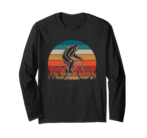 Bigfoot Bicicleta de equitación Vintage Sunset Bike Manga Larga