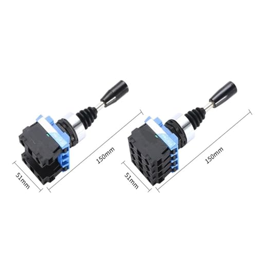 Interruptor de joystick de 22 mm HKC-614 de 4 vías con autobloqueo industrial 4